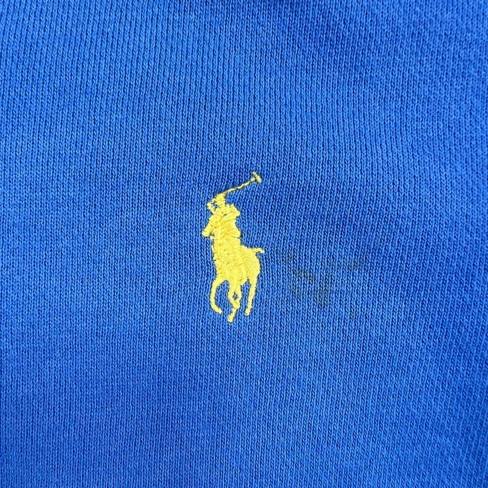 Vintage Y2K Ralph Lauren Sport Zip Hoodie Sweatshirt‎ Women Small Blue Preppy - Picture 3 of 8